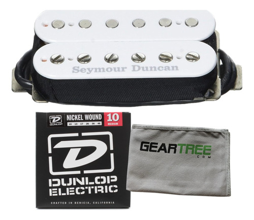 Pastilla Humbucker Sh4 Jb Model (blanca) Paño Y Paquet...