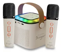 Comprar Mini Parlante Karaoke Infante 2 Microfonos Inalambricos Mlab