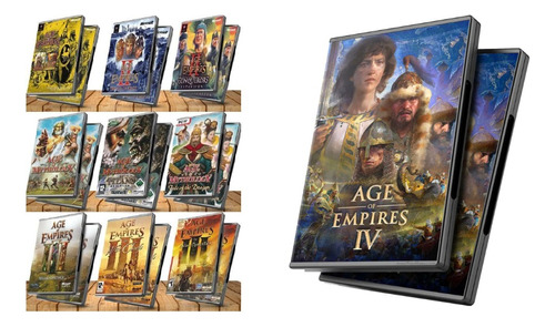  Age Empires 1,2,3,4  + Mythology Para Pc