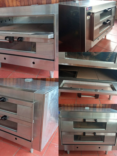 Horno Industrial Marca M Star Pizzero 2 Bandejas A Gas Nuevo