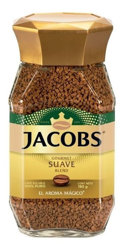 Jacobs Gourmet Suave Blend Gran Aroma Café Liofilizado 190g