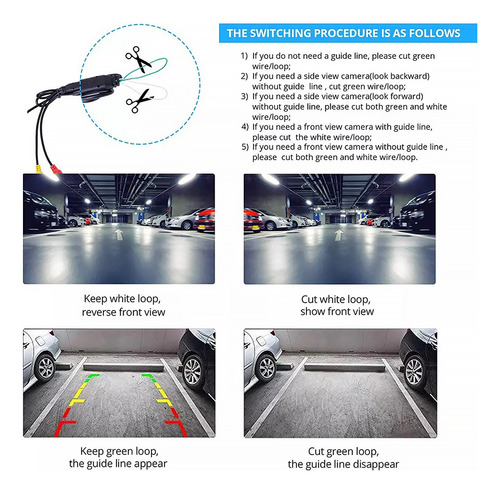 Cámara De Respaldo Estacionamiento Con Visión Nocturna 170