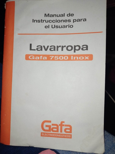 Manual De Uso Lavarropas Gafa Acquarius 7500 Fuzzy Logic 