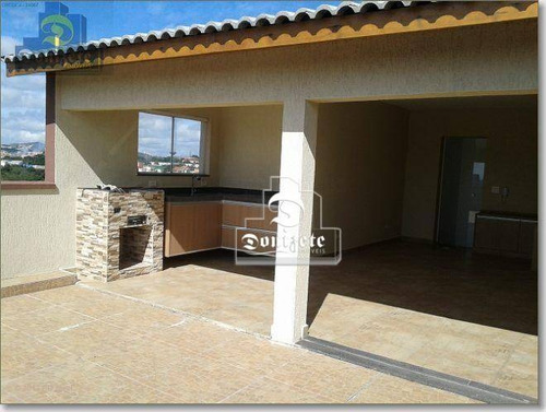 Cobertura Com 2 Dormitórios À Venda, 124 M² Por R$ 510.000,00 - Paraíso - Santo André/sp - Co0175