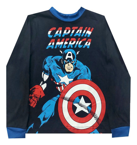 Playera Para Niño Diferentes Diseños De Capitan America