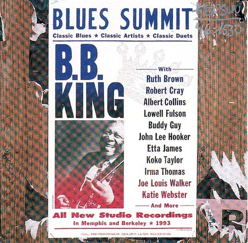 Bb King Blues Summit Cd Nuevo Importado En Stock