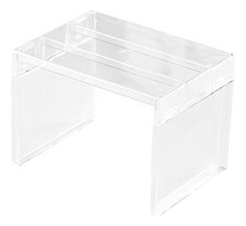 2 Soporte Organizador Transparente Para Baño, Pequeño