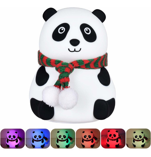 Luz Nocturna Para Niños, Bonita Luz Nocturna Led Panda De Si