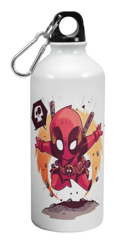 Botella De Agua Deporte Deadpool 600 Ml