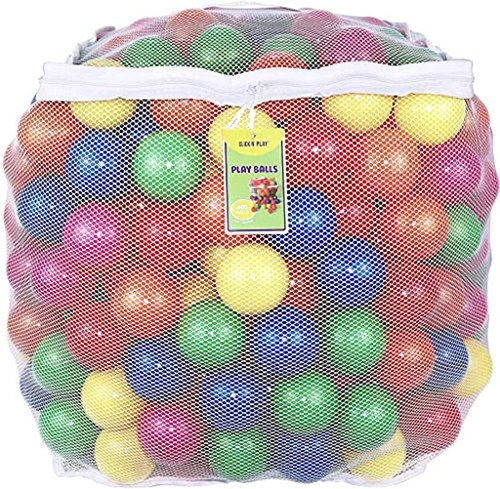 Bolas Plásticas 400uds D: 5,84cm C: Multicolor Bolsa Malla