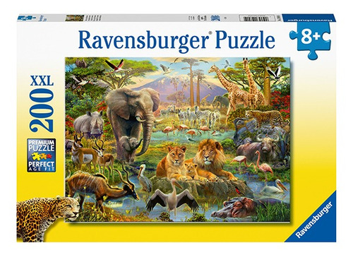 Puzzle Xxl Animales De La Sabana - 200 Piezas Ravensburger