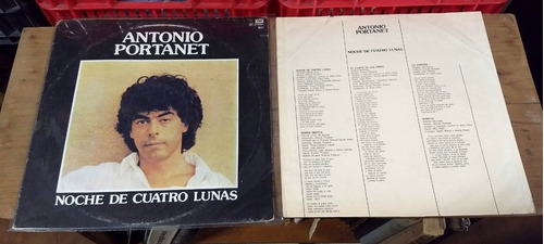 Antonio Portanet Noche De Cuatro Lunas 1984 Disco Lp Vinilo