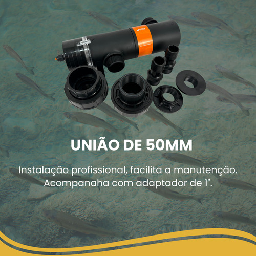 Filtro Uv Cubos 9w 2mil Litros - Visor 360 Cristalclear