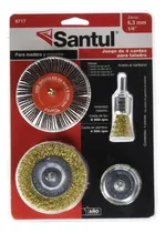 Comprar Santul 8717 Juego De 4 Cardas Para Taladro, Zanco 1\u002F4 