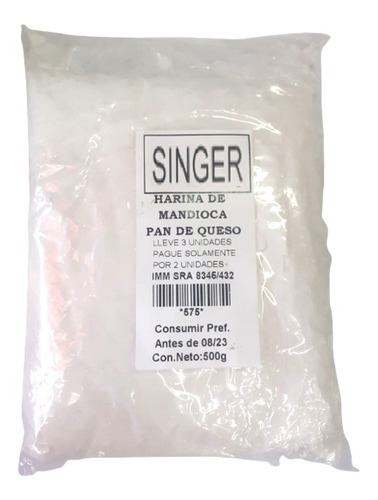 Imagen 1 de 2 de Harina De Mandioca Sabor A Queso 250gr