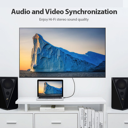 Cable Hdmi 4k 2.0 Portatil Vention/ Hdmi Macho - Hdmi Macho