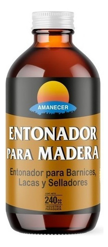 Entonador Para Madera 240 Cc  | Amanecer Color Cedro