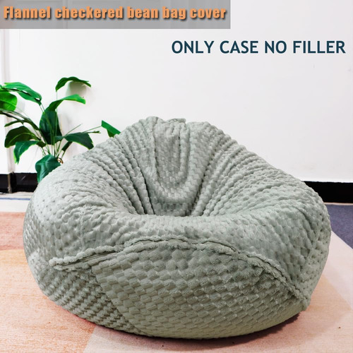 Huamengoo Soft Bean Bag Silla Cover No Sofá De Relleno De De