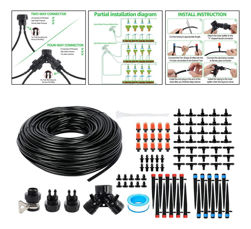 Kit De Riego Por Goteo, De Riego De Jardín, Kit De