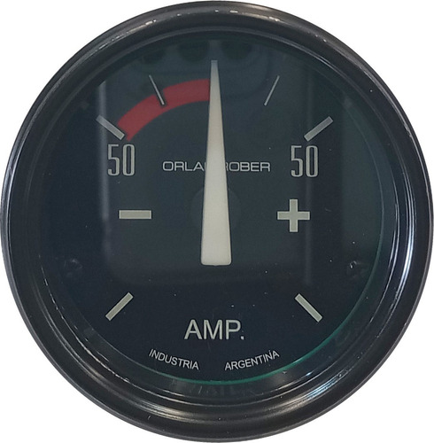 Reloj  Amperímetro 50-0+50 Ø52 Mm Línea Classic Orlan Rober