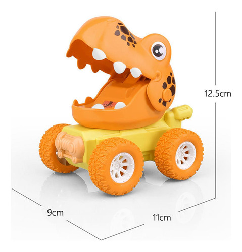 Lindo Coche De Dinosaurios Modelo De Aprendizaje Tire Hacia