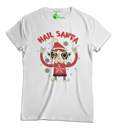 Playera Hail Santa Navideño