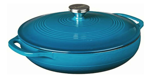 3.6 Qt Braiser Covered Casserole Dark Cornflower Blue