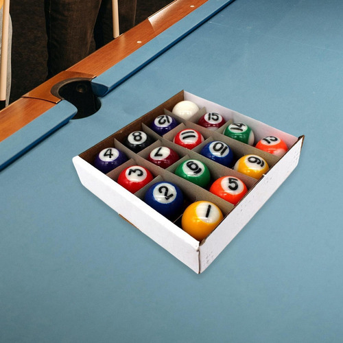 Juego De 16 Mini Bolas De Billar, Bolas De Resina Para Mesa