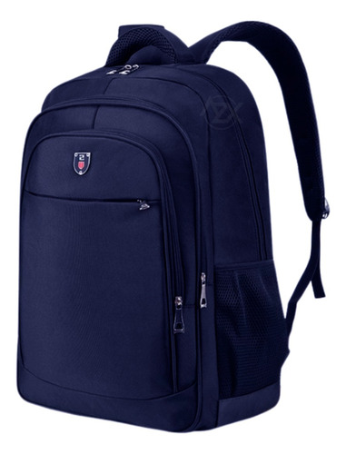 Mochila Notebook Grande Masculina Motoboy 60l Impermeável Cor Azul
