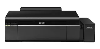 Impressora a cor fotográfica Epson EcoTank L805 com wifi preta 220V