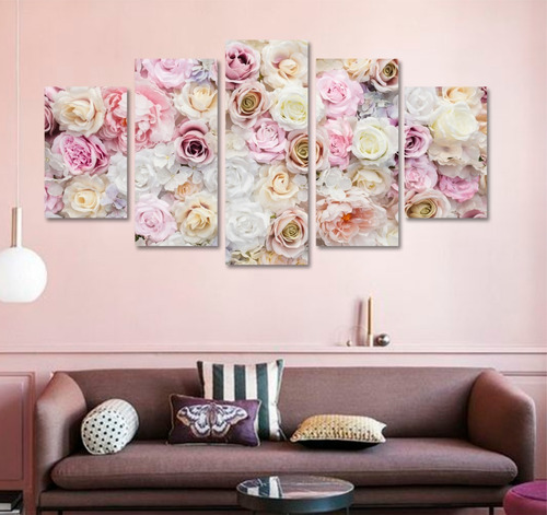 Quadros Decorativo Moderno Floral Flores Sala Casa Mdf 6mm