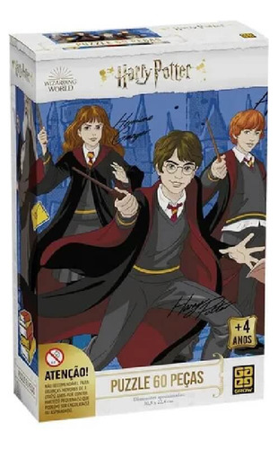Quebra-cabeça 60 Peças Harry Potter 4112 - Grow