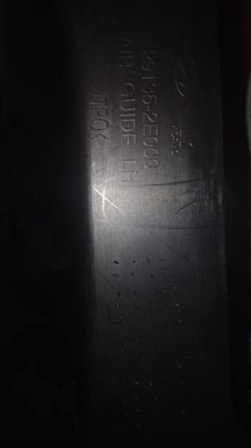 Ducto Plástico Deflector Cubierta Radiador Tucson Izq