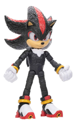 Muñeca articulada Shadow de 12 cm - Sonic 3: The Movie