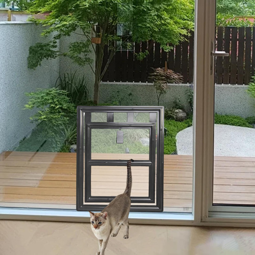 Puerta Mosquitera Para Gatos Con Solapa De Apertura,