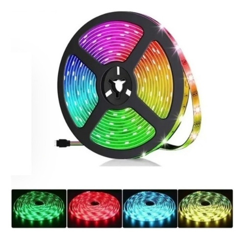 Tira Led Luces Rgb 5050 Exterior 5 Metros 72 W C/adhesivo