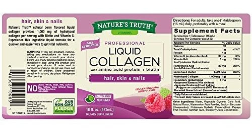 Nature's Truth Liquid Collagen 16 Oz Non-gmo, Suplemento Si