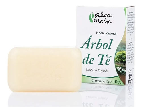 Jabón Árbol De Té Limpieza Profunda Corporal Sin Fragancia