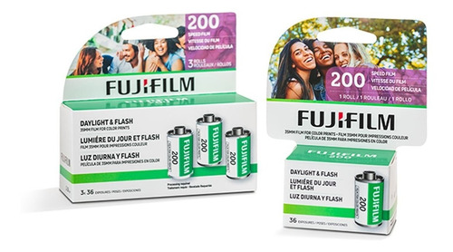 Pack 3 Rollos Fujifilm 35mm Iso 200 36 Exp. Film