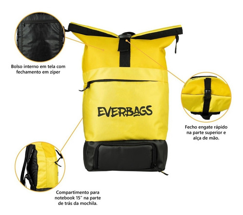 Imagem 7 de 10 de Mochila Mala Térmica Fitness Bolsa Academia Marmita Notebook