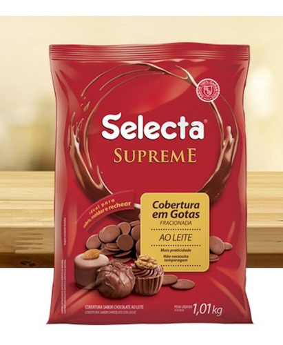 Chocolate Con Leche Selecta Supreme En Lascas 1 Kg.
