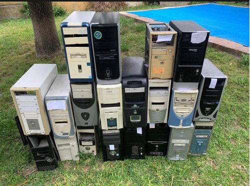 Lote Gabinetes Pc A Reciclar Ojo Cash Se Retira X San Martin