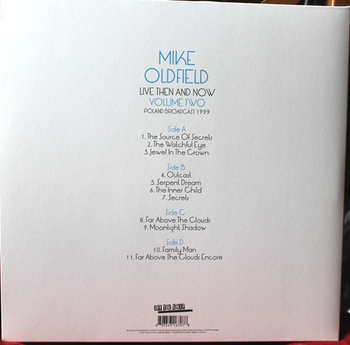 Mike Oldfield Live Then And Now Volume Two. 2 Lp Nuevos