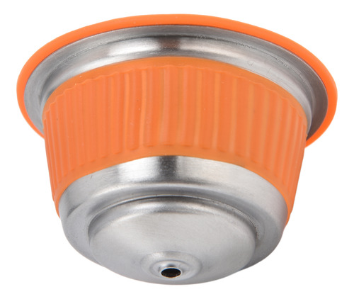 Juego De Cápsulas De Café Recargables De Color Naranja De Ac