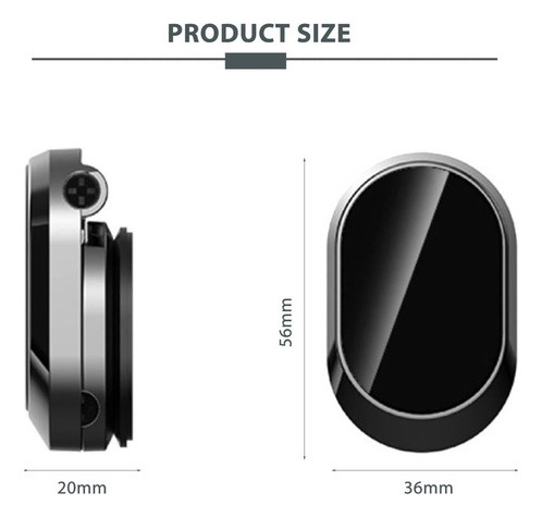 A Soporte Magnético For Teléfono Con Rotación De 360° Y