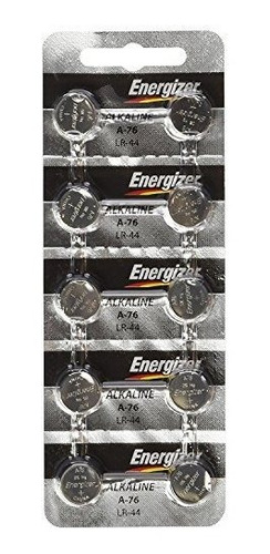 Paquete De 10 Pilas De Botón De Energizer Lr44 1.5v