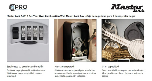 Caja De Combinacion Para Llaves 5401d P