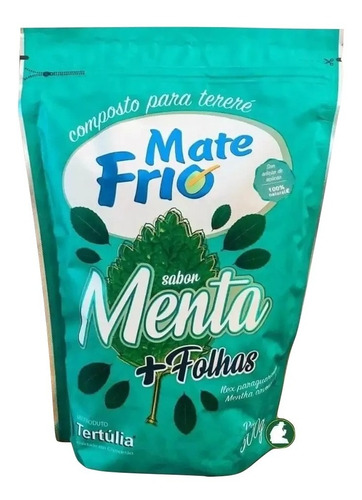 Erva Mate Tereré Mate Frio Menta + Folhas Tertúlia 500g