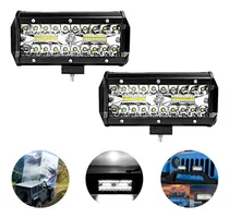 Comprar Kit 2 Farol De Barra Super Led 120w 12vu002F48v Jeep Troller