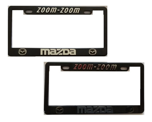 Juego Marcos Portaplacas  Porta Placa Mazda